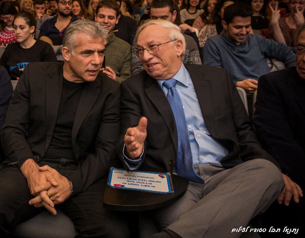 Yair Lapid's visit to the College, Photo: Nathaniel Tevel